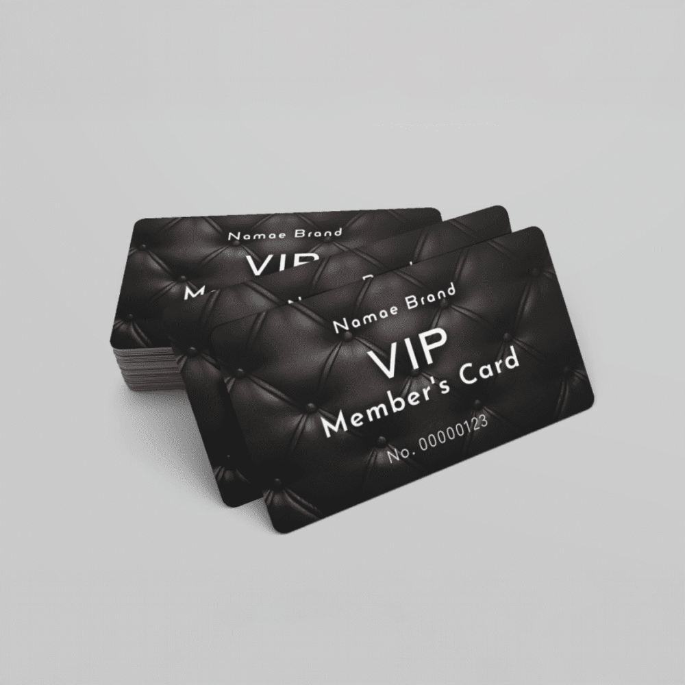 كروت PVC بلاستيكية